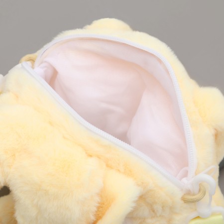 Children's "Bunny" bag with a bow, 18 cm, yellow color-4