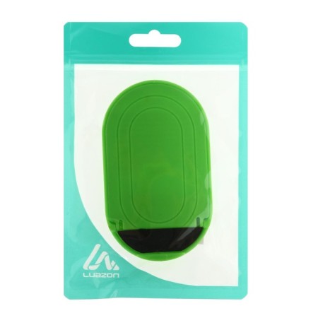 Luazon phone stand, folding, adjustable height, rubber insert, green-8