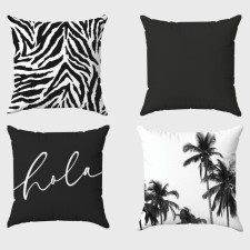 A set of decorative pillowcases 