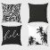 A set of decorative pillowcases "Hola" - 4 pcs, 40x40 cm, velor
