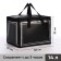Tarmosumka with zipper, 14 l, black/gray color