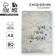 Diary-planning in a thin cover with embossing "Dream. Create. Continue. Marble" A5, 80 sheets
