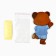 Package for sweets "Bear", 11 x 6 cm