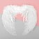 Angel wings, elastic band, white color