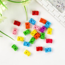 Beads for creativity plastic 