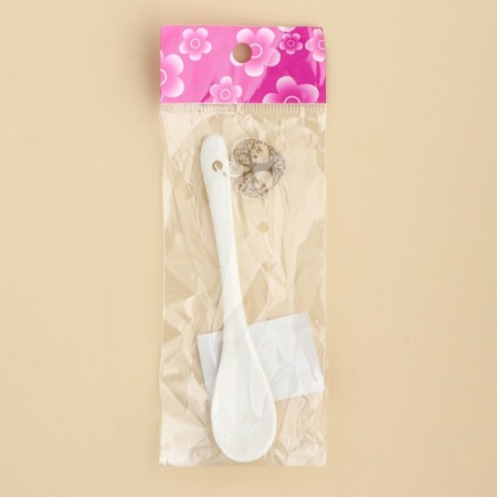 Spoon souvenir "good and heat", ceramics, 2.5 x 12.5 cm.-3