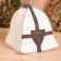 Set Gift 4 objects white "Crusader" (hat, rug, mitten, slippers)