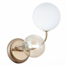 Wall lamp EVOLUCE. Sle220921-02. FORMAE. 2x5 watts, G9, 4000k, 13x15 cm, golden color