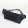 Lightning waist bag, 2 outer pockets, black color