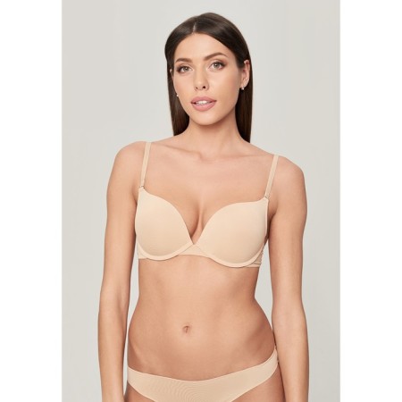 Women's bra -lotus, size 80b, beige color-1