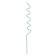 Builder for flowers, d = 5 cm, h = 60 cm, metal, green, "spiral"