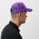 Baseball cap with minaku grid, violet, rn 56-58