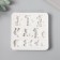 Mold Silicon "Animal World" 10 objects 1x8x8 cm