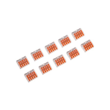 Universal terminal of QMS 222-415, 5-wire transparent 0.08-2.5/4 mm² (blister 10 pcs/unit) rexant-4