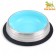 A bowl with a non-slip base, 225 ml, silver-blue