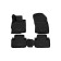 3D mats in the Mitsubishi Outlander salon, 2012-2014, 2014- 4 pcs.