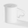 Ceramic mug for sublimation of the Love Story shares, 320 ml, white color