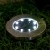 Garden lamp on the sunny battery, 11.5 × 13 × 11.5 cm, 8 LED, glow white glow