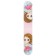 A set of magnetic bookmark for books Calligrata 6 pieces, "anime", mix