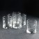 A set of low glass glasses "Rosh", 340 ml, 6 pcs