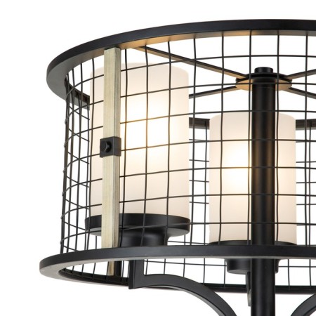 Floor lamp Indigo, 10014/3F Black. 3x40W, e27, 460x460x1680 mm, matte white color-5