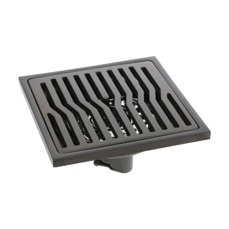 Zein gap, 100x100 mm, vertical, d = 32 mm, stainless steel, gray