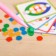 Magnetic set "Geometric figures", teach forms, colors, according to Montessori Methods
