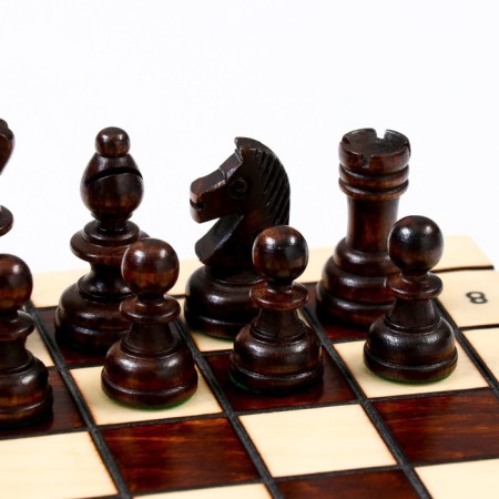 Chess Polish Madon "Olympic", 28.5 x 28.5 cm, King H-6.5 cm-5