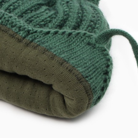 Children's hat, green color, p 48-52-1