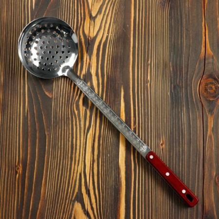 Shumovka for cauldron Uzbek 46cm, deep, with a wooden handle