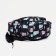 Youth backpack made of textiles, external pocket, black color