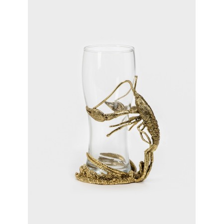 Beer glass "Cancer", gold-1