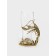 Beer glass "Cancer", gold