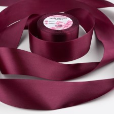 Satin tape, 50 mm × 23 ± 1 m, eggplant color No. 252