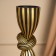 Climber for one candle “Knot” color Black-gold 39 x 10.5 x 10.5 cm