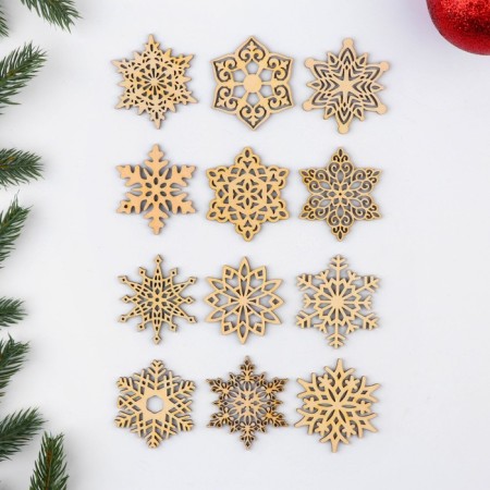 Set for creativity "Snowflakes", 12 pcs-1