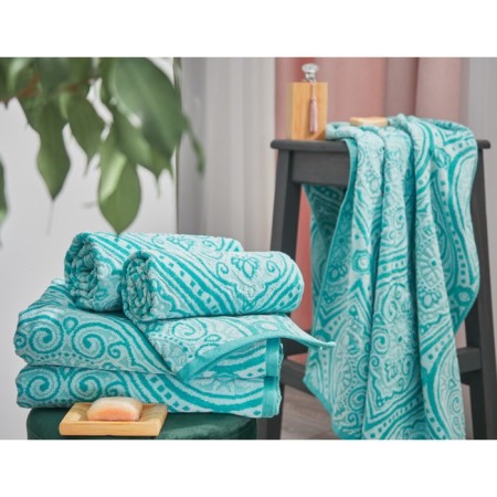 Terry towel Delhi Turquoise, size 70x140 cm-4