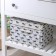 Stelly box for storage with a lid "Whales", 37 × 26 × 24 cm, white color