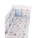 Bed linen, size 75x125 cm, 112x147 cm, 40 × 60 cm, prints Indians, calico