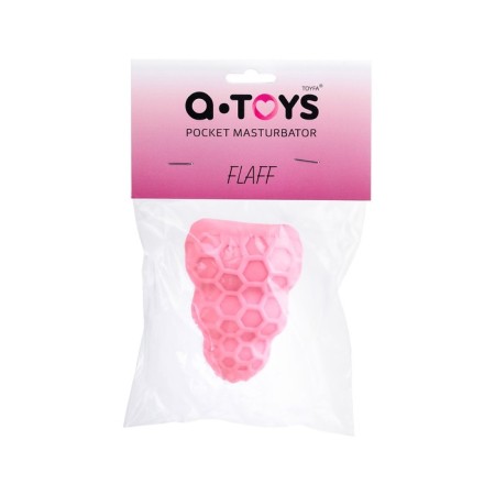 Masturbator A-Toys Flaff, TPE, Pink color, 8cm, D 2.9 cm-13