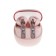 Wireless headphones R20, TWS, inserts, BT 5.3, 30/200 mAh, noise reduction, pink