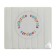 Polymer clay 50 g, with sparkles, white