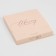 Chocolate box, confectionery packaging, “handmade”, with a window, 10.2 x 1.4 x 10.2 cm