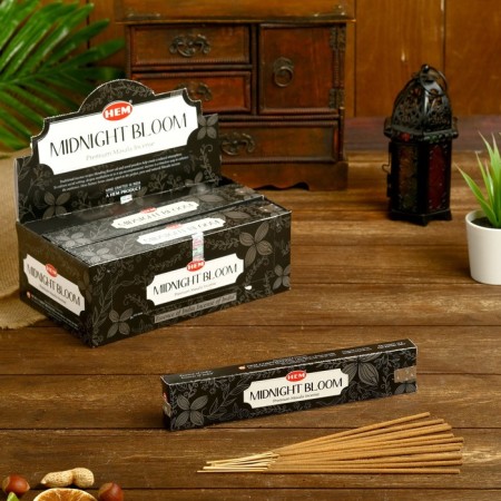 Incense "hem" 15 gr. Masala midnight flowering-1