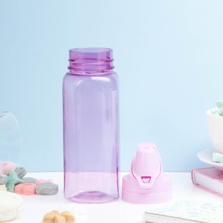 Water bottle, 450 ml, 20 x 8 cm, mix-3