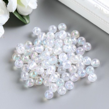 Beads for creativity Plastic "Porepore" set of 20 grams 0.8x0.8 cm