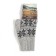Women's mittens from Mongolian wool, gray color, size 17-19 (6.5-7.5)