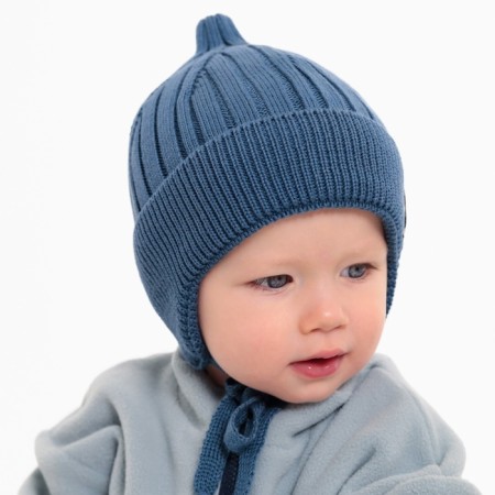 Children's hat minku rr 35-40, blue color-1