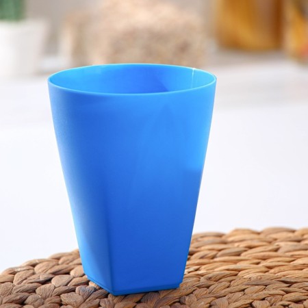 Set for drinks is plastic, 4 items, jug 2 l, 3 cups 500 ml, 20 × 12 × 26 cm, blue color-5