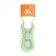 Dog toy "Infinity", TPR, Massage, 19 cm, green
